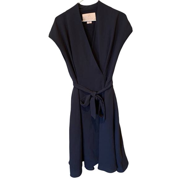 GAL MEETS GLAM COLLECTION Audrey Wrap Dress Size 4 - Picture 5 of 10